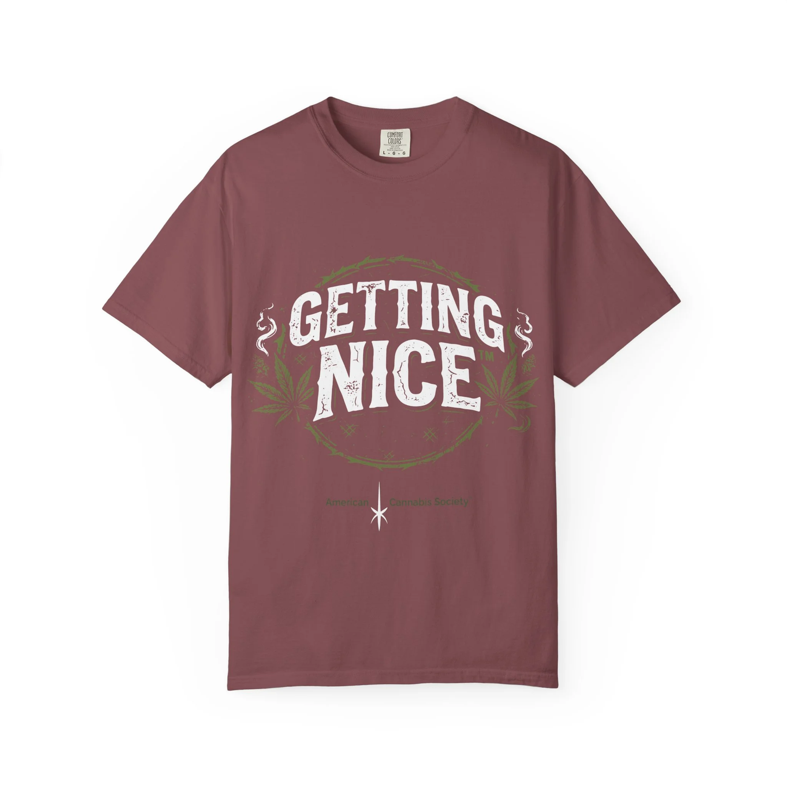 Getting Nice cannabis lifestyle apparel — representing the GreenRX™ Mt Horeb community alongside Loon Vapes, THCA flower, and preroll joints