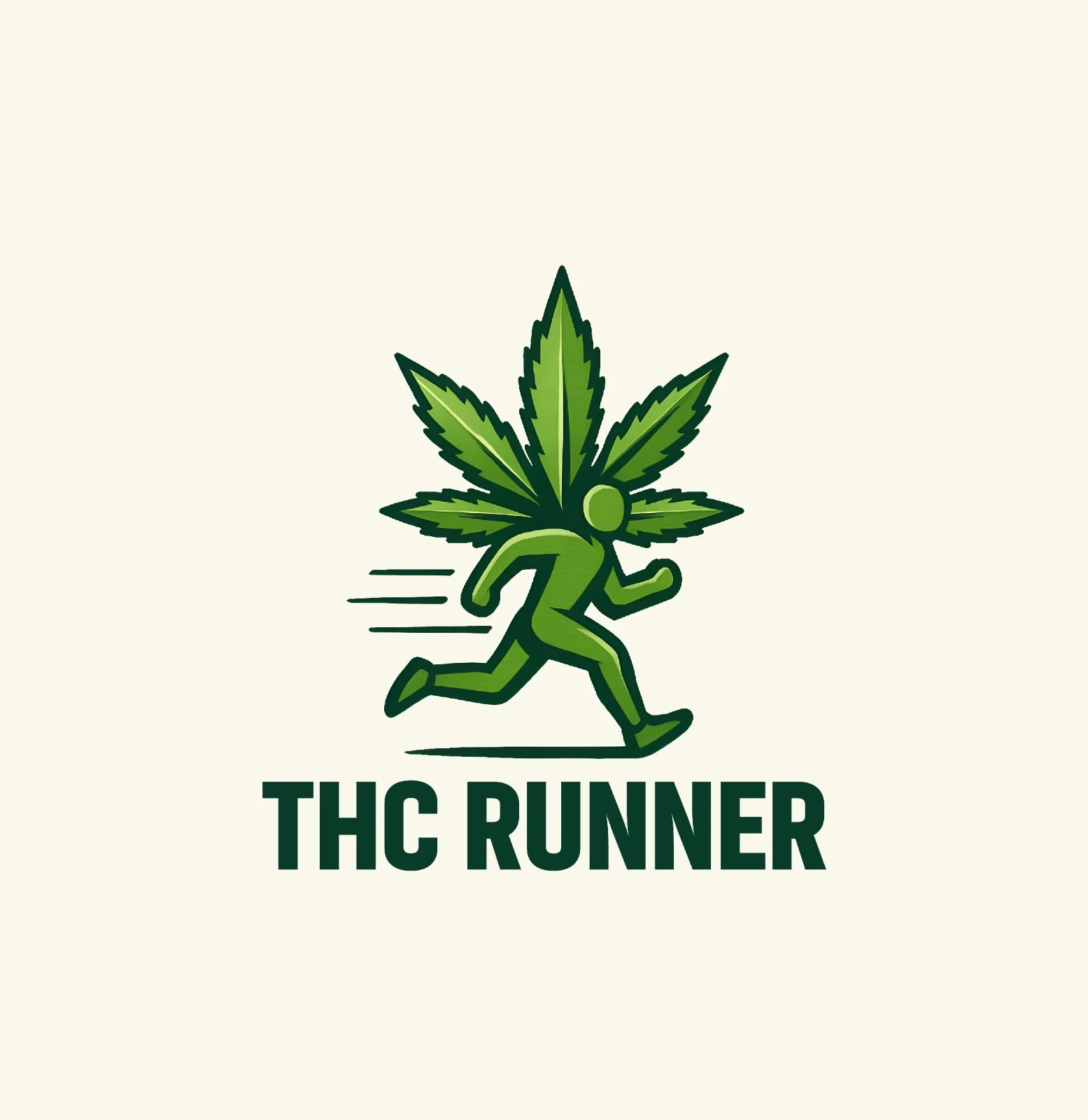 THC Runner Logo — GreenRX™ Fast Cannabis Delivery Service in Wisconsin