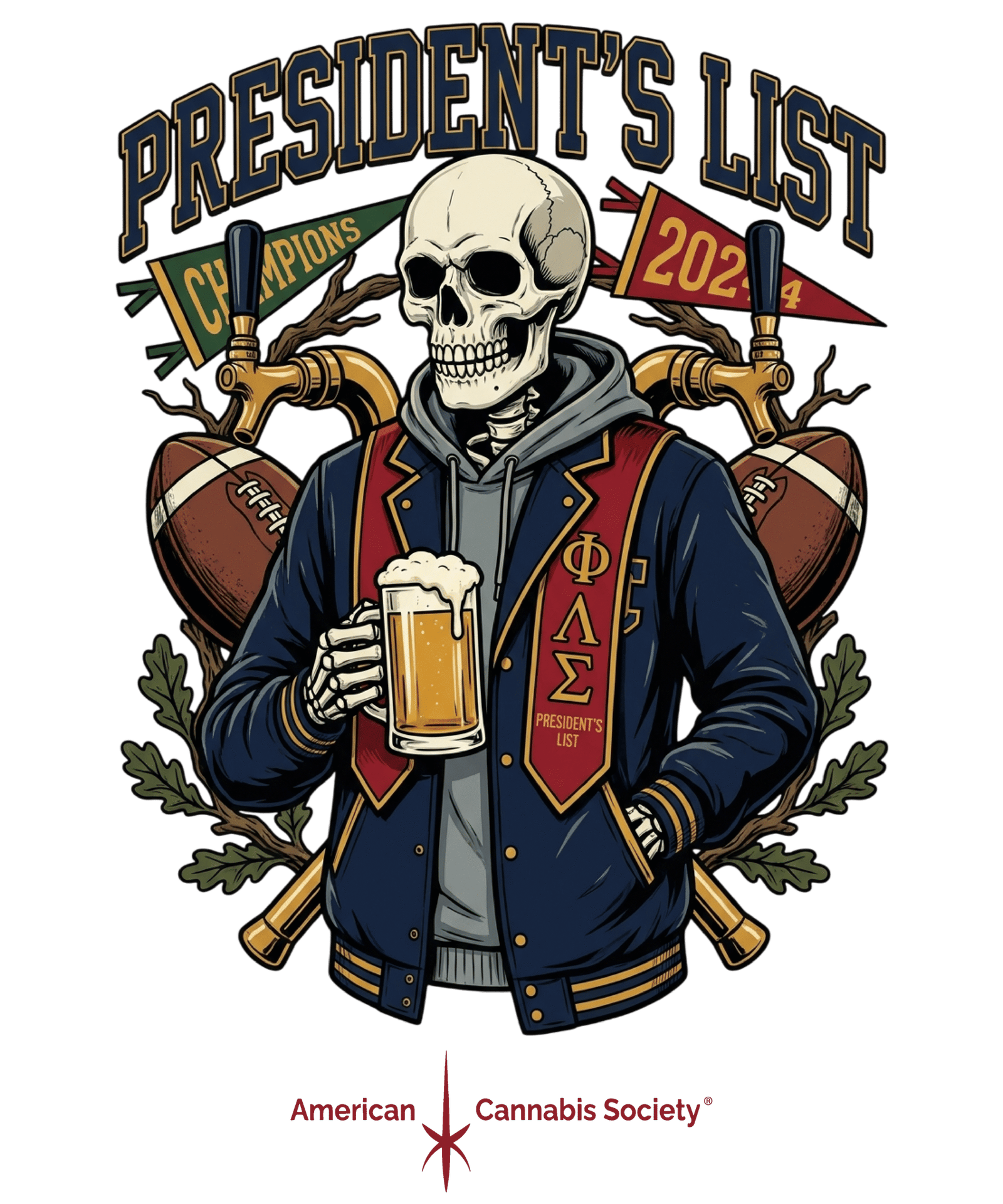 THCFactor President's List cannabis clothing - Wisconsin cannabis apparel