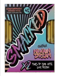 Breathe in the Aloha Spirit: Smacked 2 X 2 Live Resin 4g Vape Cartridges – Hawaiian Dream