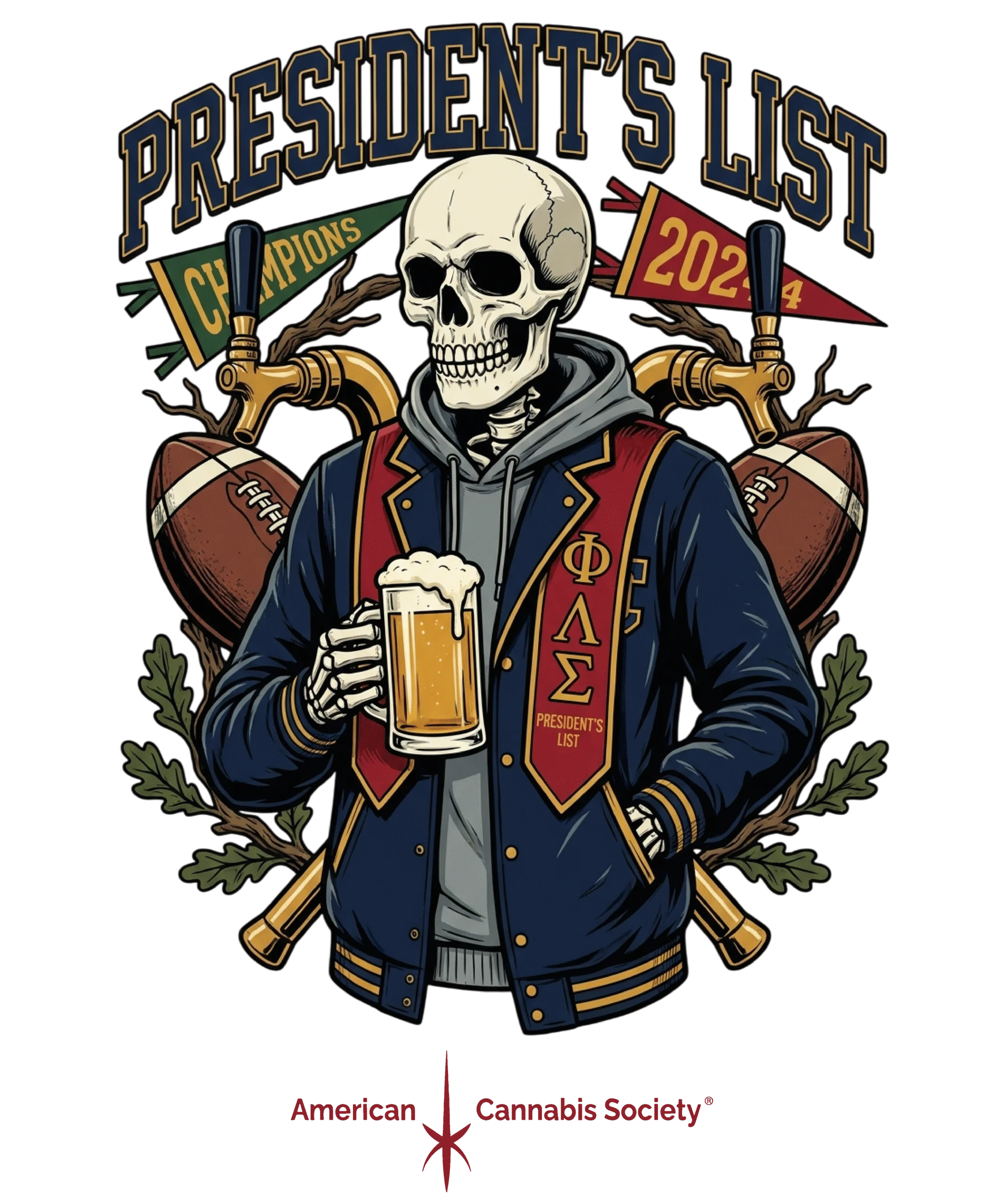 THCFactor President's List cannabis clothing - Wisconsin cannabis apparel